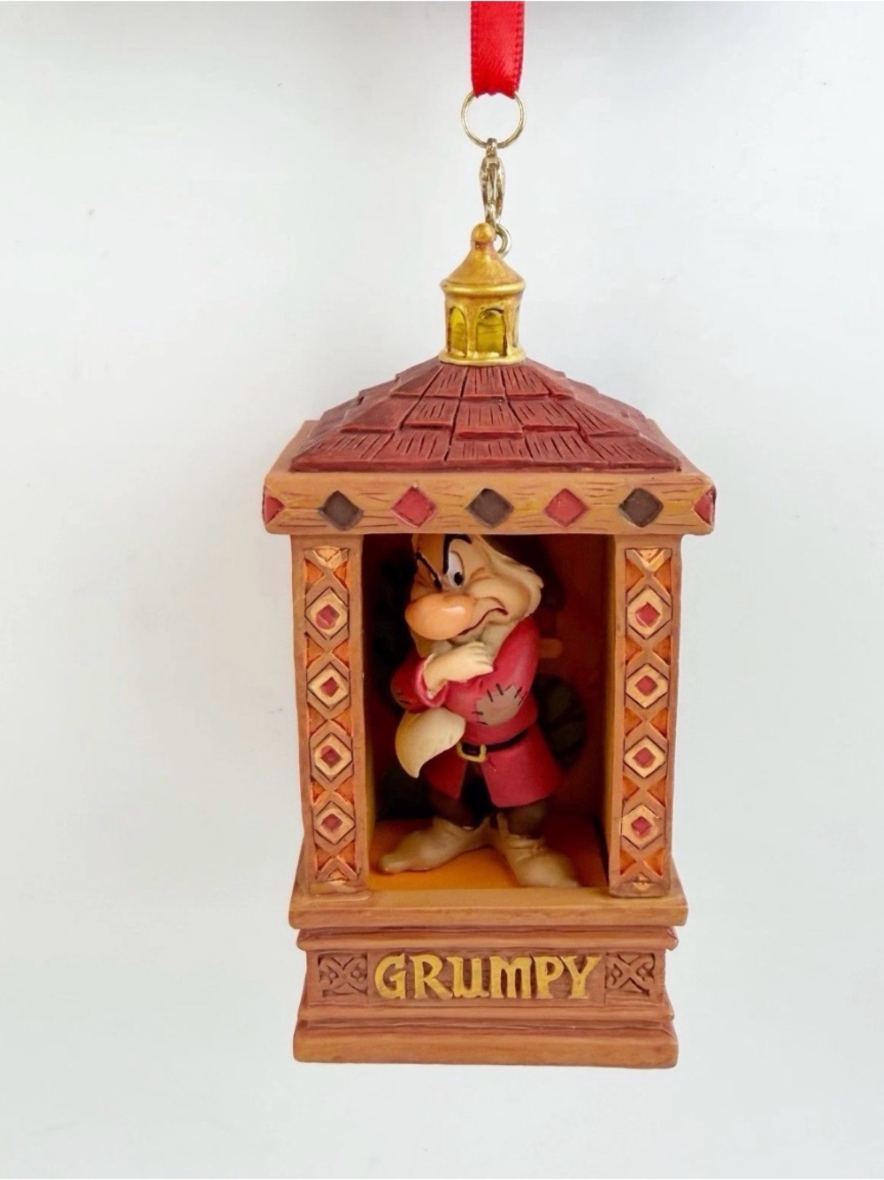 Disney Parks Grumpy Light-Up Magic Sketchbook Christmas Ornament NWT